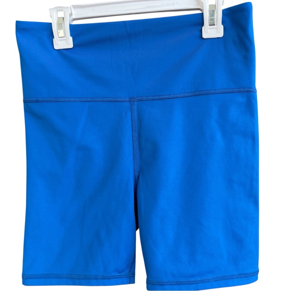 Jolyn Kinley Blue Biker Shorts